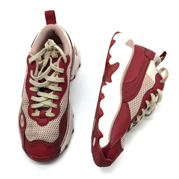 PUMA X CHARLOTTE OLYMPIA Pulsar Sneakers in Red Dahlia-6.5 - Picture 10 of 11